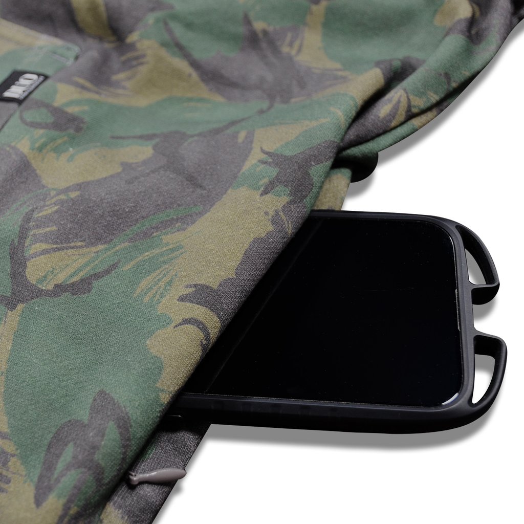 College Emblem Zip Up Hoodie