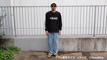 RAID L/S TEE "OFFICIAL LOGO"