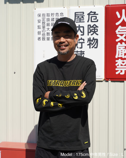 【限定受注品】テトラワークス Shrimp L/S Tee