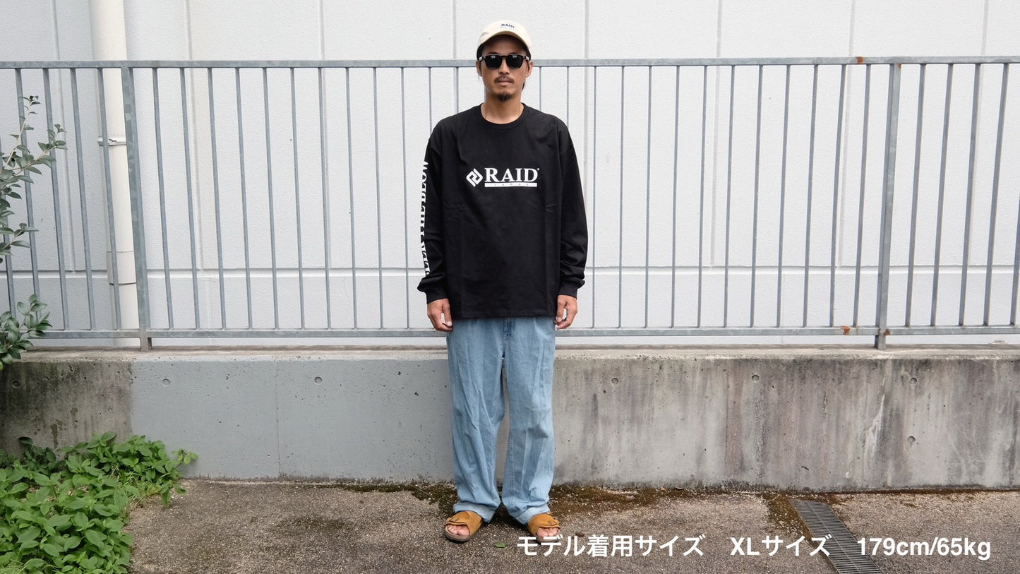 RAID L/S TEE "OFFICIAL LOGO"