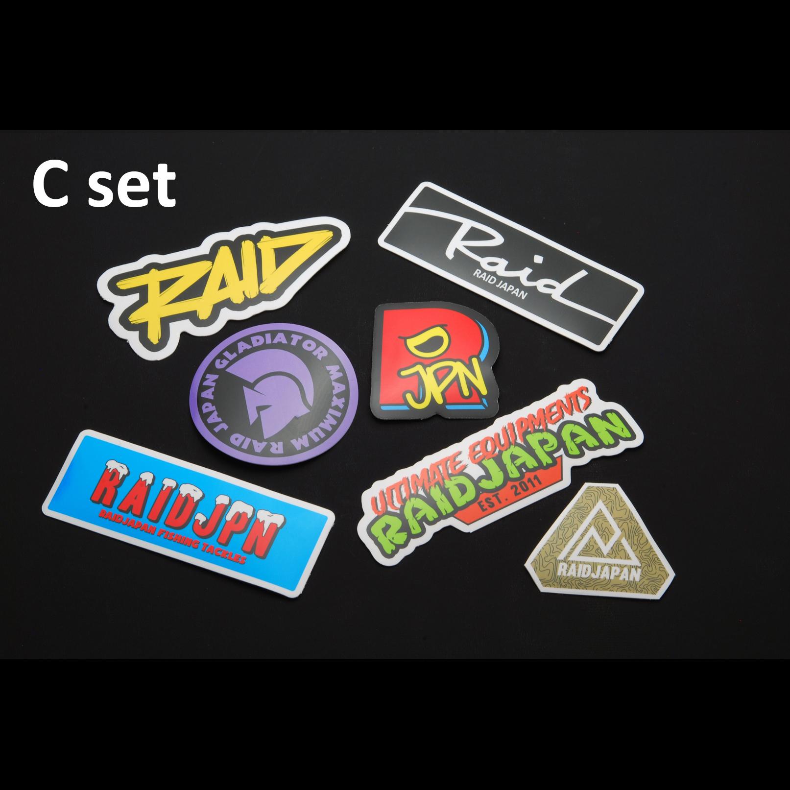 RAID JAPAN 7 STICKERS PACK – ATLAS MALL